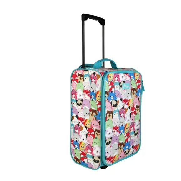 NEW Squishmallow Luggage TRAVEL BAG zip closure zips Suit case - Picture 1 of 5